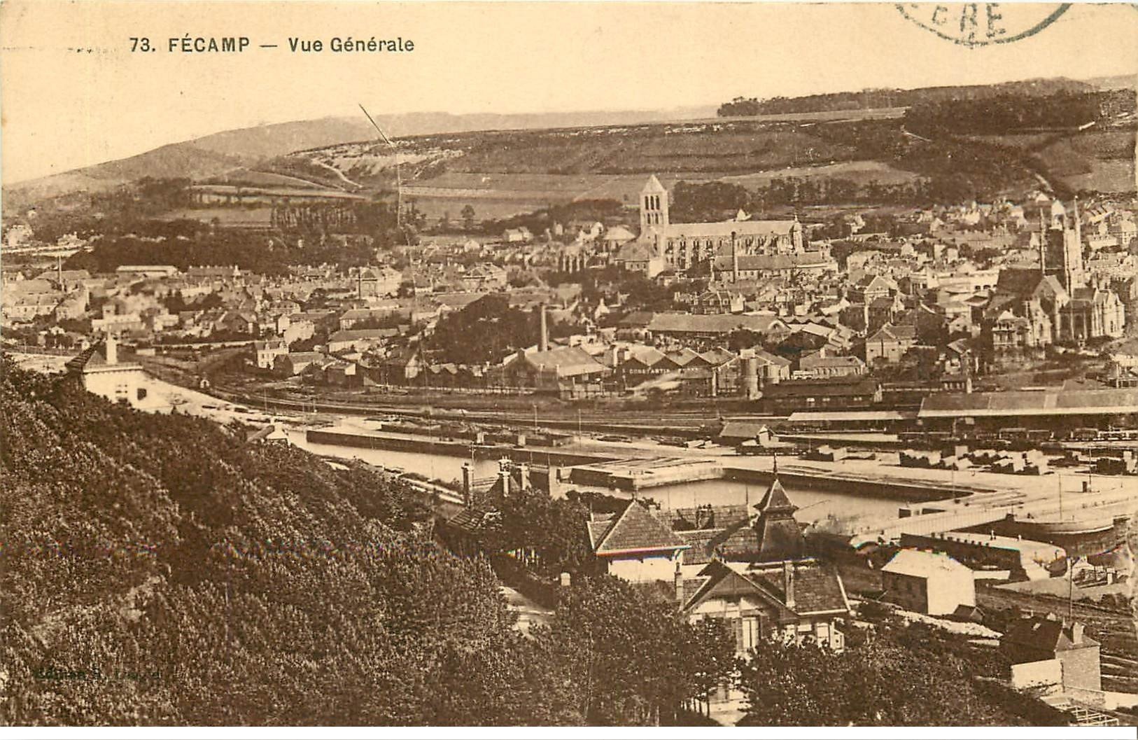 Carte Postale Ancienne – Fécamp – Vue Générale De La Ville
