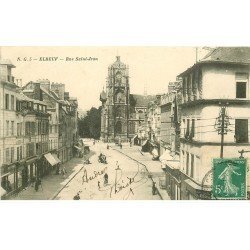 carte postale ancienne 76 ELBEUF. Rue Saint-Jean 1909