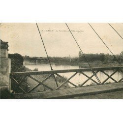 carte postale ancienne 76 ELBEUF. Le Pont et Panorama 1927