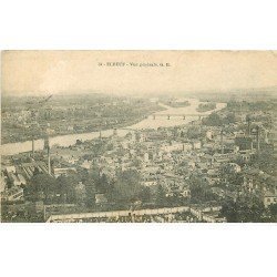 carte postale ancienne 76 ELBEUF. Vue générale 34 et Cimetière