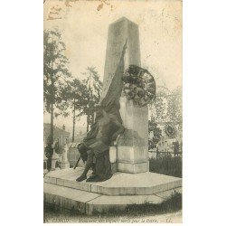 carte postale ancienne 76 ELBEUF. Monument Enfants morts pour la Patrie 1914