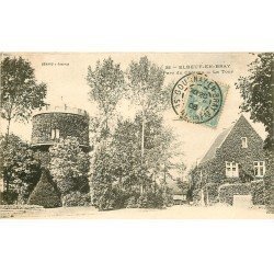 carte postale ancienne 76 ELBEUF. La Tour Parc du Château 1906