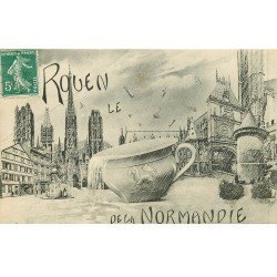 carte postale ancienne 76 ROUEN. Le Pot de Chambre 1910