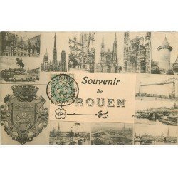 carte postale ancienne 76 ROUEN. Souvenir 1906