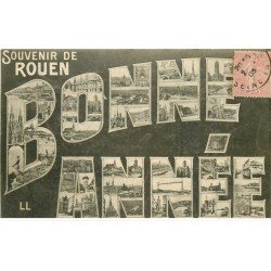 carte postale ancienne 76 ROUEN. Bonne Année 1905