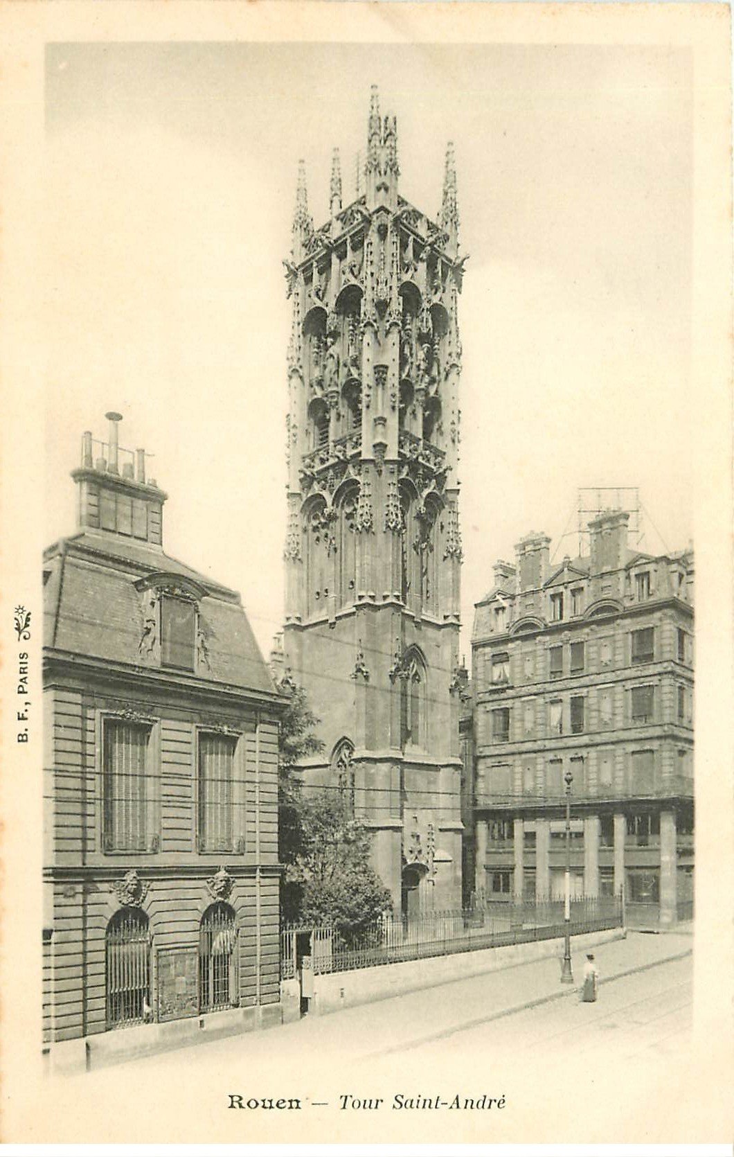 carte postale ancienne 76 ROUEN. Tour Saint-André
