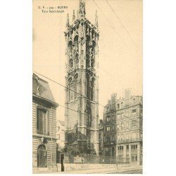 carte postale ancienne 76 ROUEN. Tour Saint-André Rue Jeanne d'Arc 439