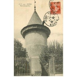carte postale ancienne 76 ROUEN. Tour Jeanne d'Arc 1917