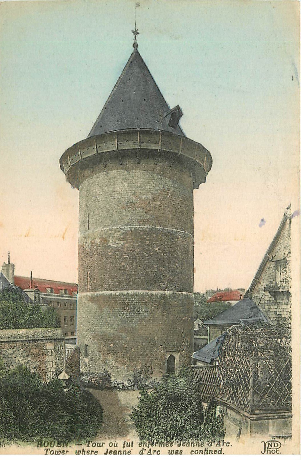 carte postale ancienne 76 ROUEN. Tour Jeanne d'Arc ND Phot.