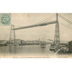 carte postale ancienne 76 ROUEN. Pont Transbordeur 88