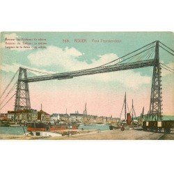 carte postale ancienne 76 ROUEN. Pont Transbordeur 269