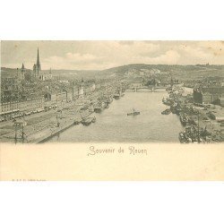 carte postale ancienne 76 ROUEN. Souvenir vers 1900