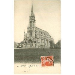 carte postale ancienne 76 ROUEN. Eglise Bon-Secours