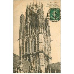 carte postale ancienne 76 ROUEN. Eglise Saint-Ouen 1913