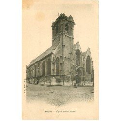 carte postale ancienne 76 ROUEN. Eglise Saint-Godard
