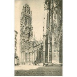 carte postale ancienne 76 ROUEN. Tour de Beurre Portail Calende