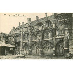 carte postale ancienne 76 ROUEN. Cour d'Albane