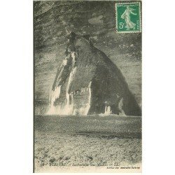carte postale ancienne 76 ETRETAT. Fontaine aux Mousses 1918
