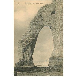 carte postale ancienne 76 ETRETAT. Porte d'Aval