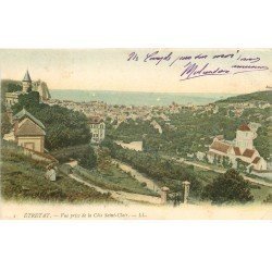 carte postale ancienne 76 ETRETAT. Vue 1904