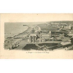 carte postale ancienne Promotion : 76 DIEPPE. Casino Plage vers 1900