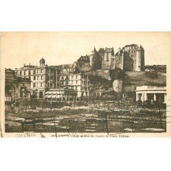 carte postale ancienne Promotion : 76 DIEPPE. Le Vieux Château Jardins Casino 1942