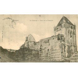 carte postale ancienne Promotion : 76 DIEPPE. Le Château Tour Chapelle 1904