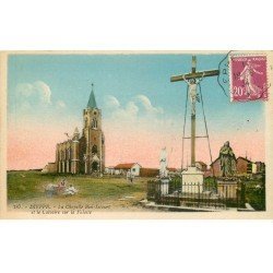 carte postale ancienne Promotion : 76 DIEPPE. Chapelle Bon-Secours et Calvaire 1934