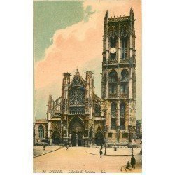 carte postale ancienne Promotion : 76 DIEPPE. Eglise Saint-Jacques 28