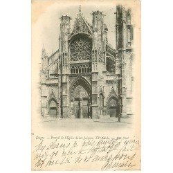 carte postale ancienne Promotion : 76 DIEPPE. Eglise Saint-Jacques 1901