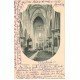 carte postale ancienne Promotion : 76 DIEPPE. Eglise Saint-Jacques 1901 intérieur