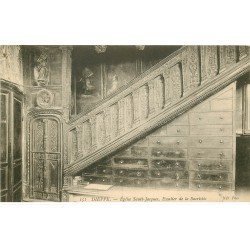 carte postale ancienne Promotion : 76 DIEPPE. Eglise Saint-Jacques Escalier Sacristie