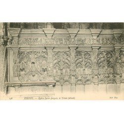 carte postale ancienne Promotion : 76 DIEPPE. Eglise Saint-Jacques Trésor détail