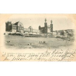 carte postale ancienne Promotion : 76 DIEPPE. Casino et Plage 1901