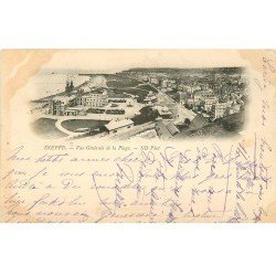 carte postale ancienne Promotion 1900 : 76 DIEPPE. Casino et Plage 1900