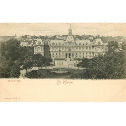 carte postale ancienne 76 ROUEN. Hôtel de Ville vers 1900