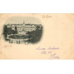 carte postale ancienne 76 ROUEN. Hôtel de Ville 1900