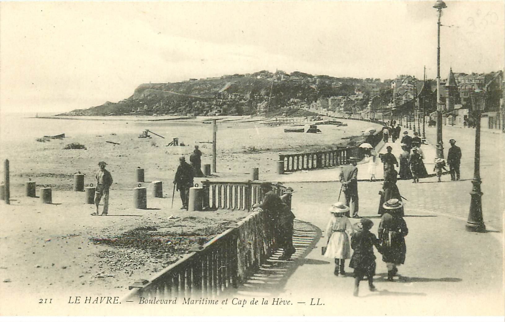 carte postale ancienne 76 ROUEN. Boulevard Maritime Cap Hève