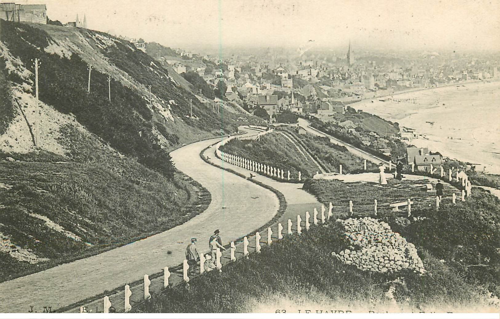 carte postale ancienne 76 ROUEN. Boulevard Félix Faure
