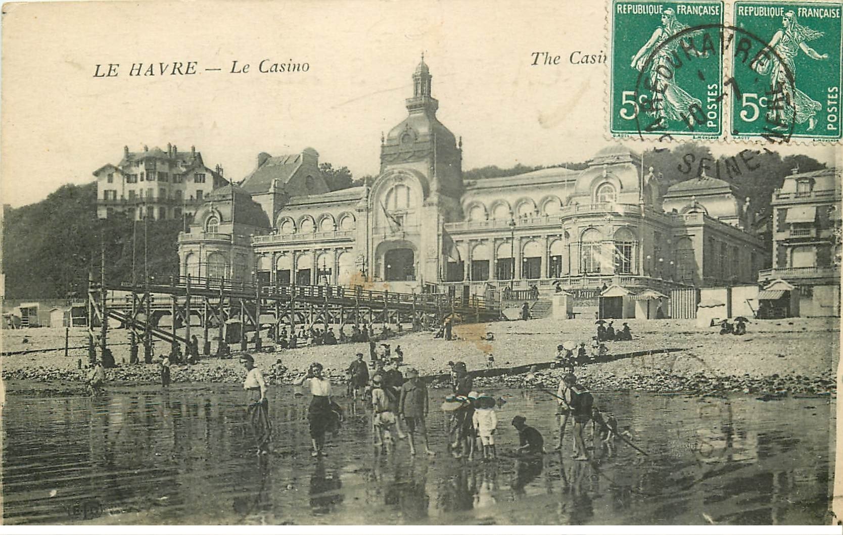 carte postale ancienne 76 ROUEN. Le Casino
