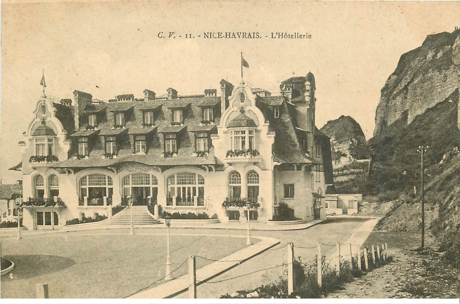 carte postale ancienne 76 ROUEN. L'Hôtellerie Nice-Havrais