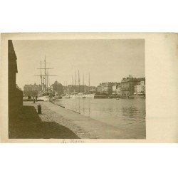 carte postale ancienne 76 ROUEN. Carte prototype pour carte postale. Voiliers Yachts