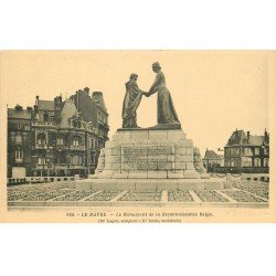 carte postale ancienne 76 ROUEN. Monument Reconnaissance Belge