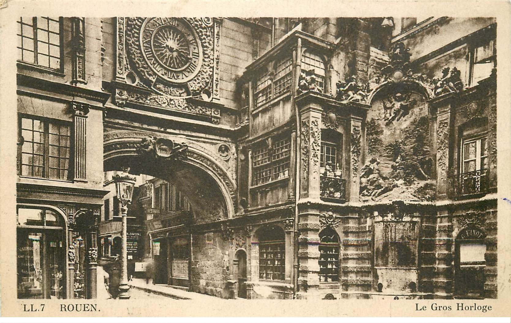 carte postale ancienne 76 ROUEN. Promotion : Le Gros Horloge