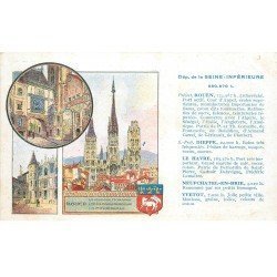 carte postale ancienne 76 ROUEN. Promotion : Département Seine-Inférieure. Pastilles Valda