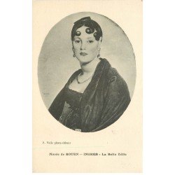 carte postale ancienne 76 ROUEN. Promotion : La Belle Zélie par Ingres au Musée