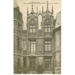 carte postale ancienne 76 ROUEN. Promotion : Hôtel Bourgthéroulde Lucarnes