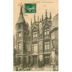 carte postale ancienne 76 ROUEN. Promotion : Hôtel Bourgthéroulde 1914