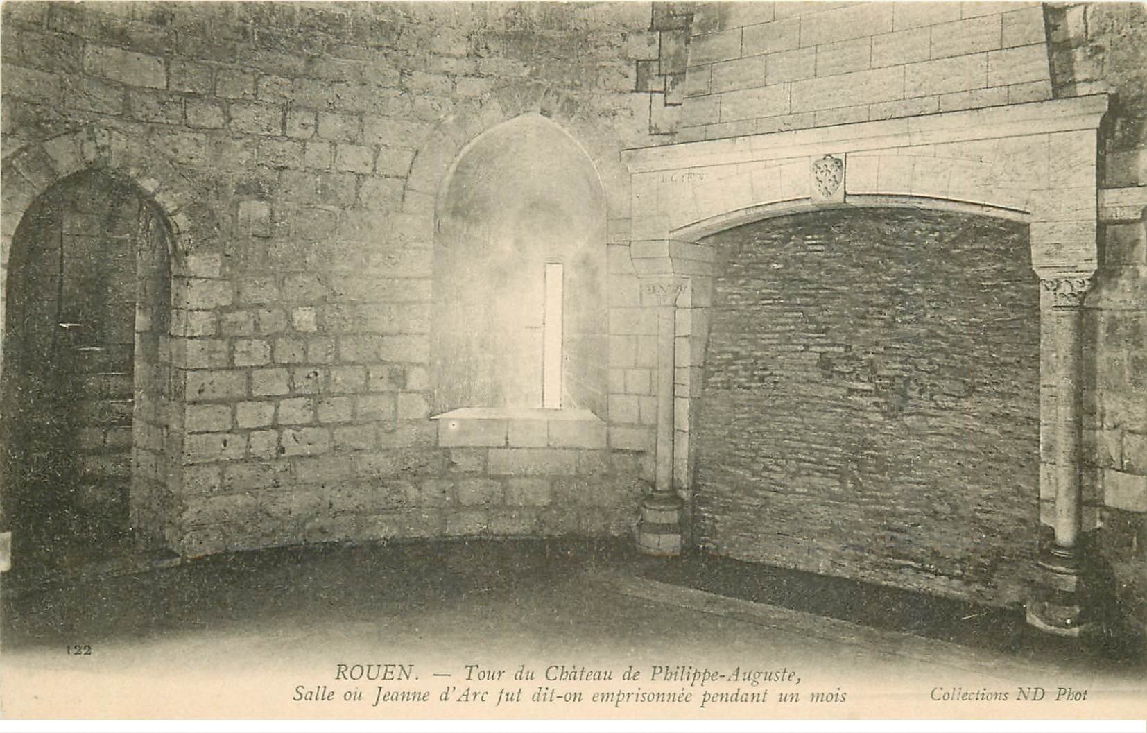 carte postale ancienne 76 ROUEN. Promotion : Tour Château Philippe Auguste