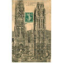 carte postale ancienne 76 ROUEN. Promotion : Cathédrale CV62